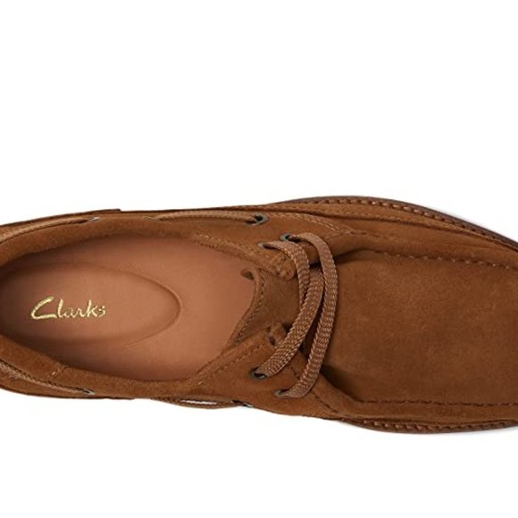 Clarks Durleigh Sail Cognac Suede main image 4